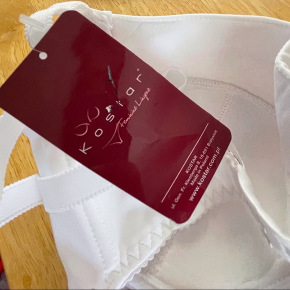 Kostar White Floral Bra - Picture 3 of 4